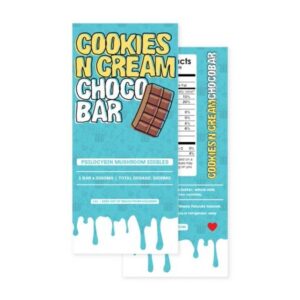 Mungus – Magic Mushroom Cookies N Cream Chocolate Bar – 3 Grams