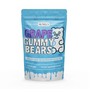 Mungus Grape Gummy Bears 1000MG